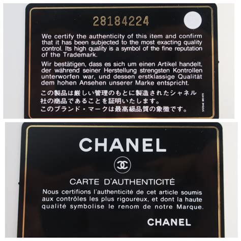 serial number original chanel 10218184